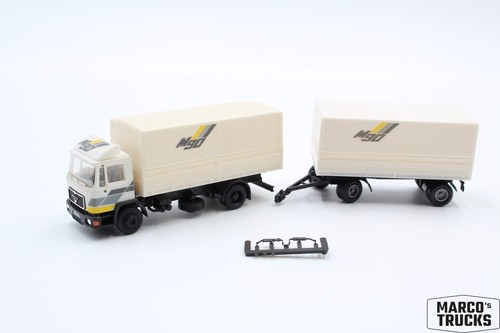 Herpa man m90 - m90, planenhängerzug