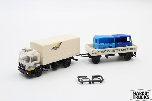 Herpa man m90 hängerzug - herpa,
